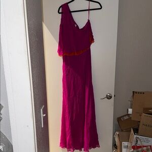 Jill Stuart One Shoulder Pink Dress